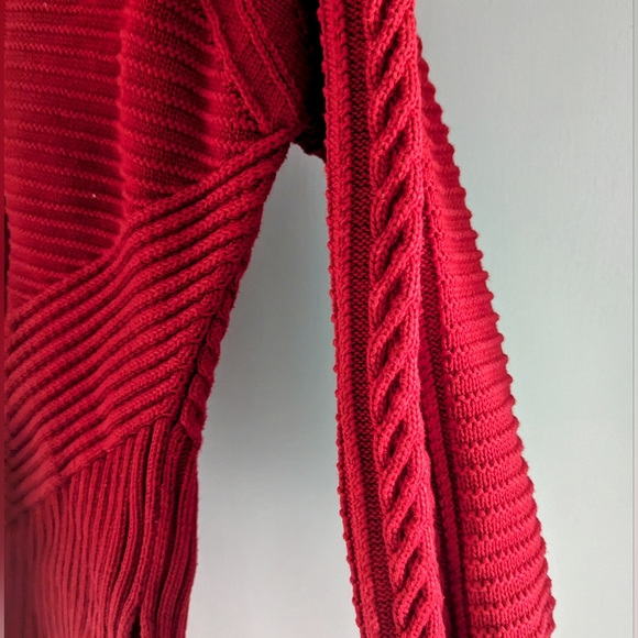 Banana Republic mockneck, textured cotton sweater - Picture 2 of 4